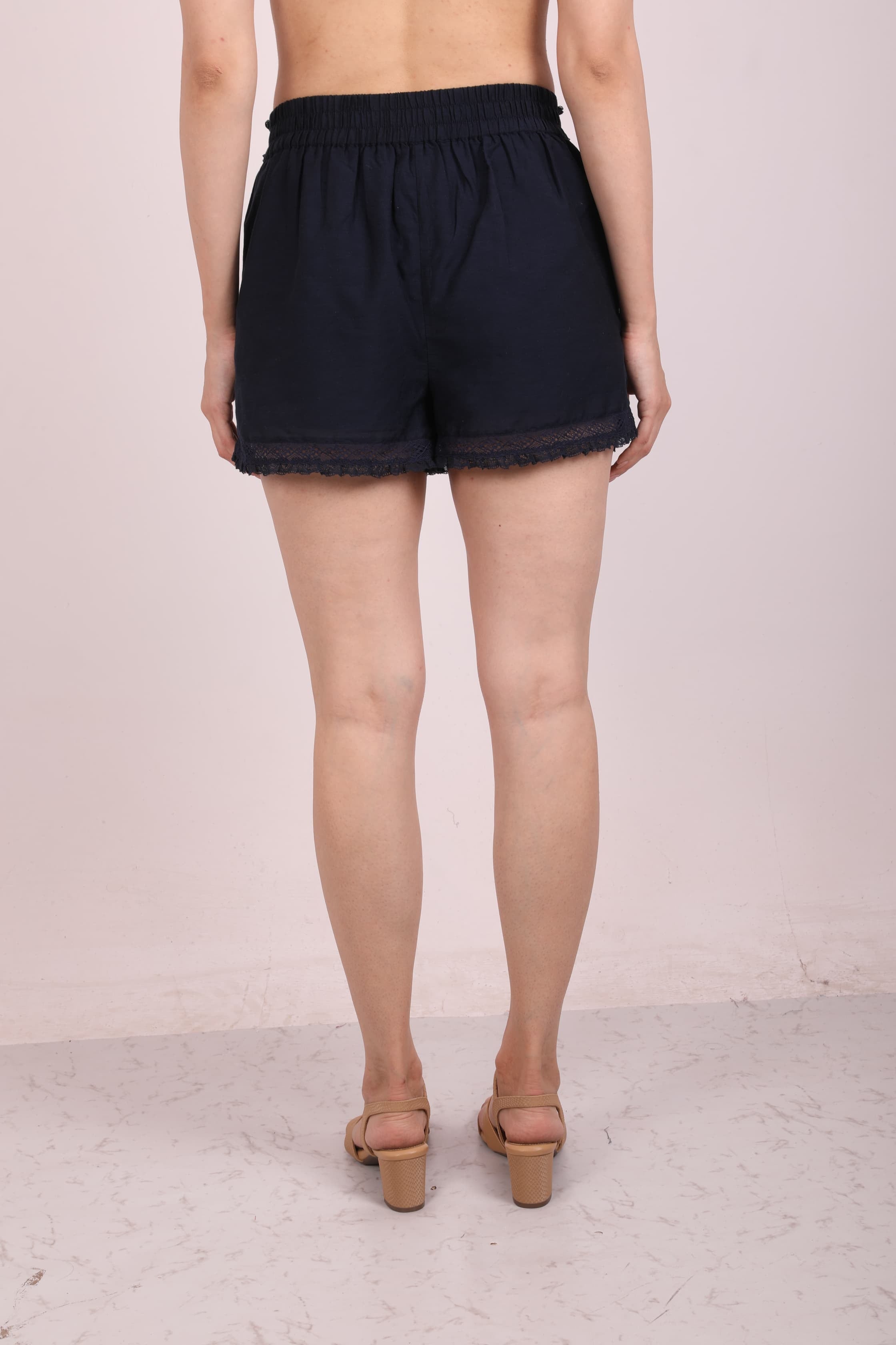 Women Shorts - Black